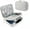Grey, variant on Travel Electronics Organizer Waterproof Double Layer Cable Storage Bag for Electronic Accessories, Large Shockproof Case for Cords, Tablets, Power Banks Organizer