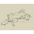 thumbnail image 2 of Harper, Ethan 18x15 White Modern Wood Framed Museum Art Print Titled - Dog Tired III, 2 of 4