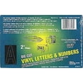 thumbnail image 2 of Hillman Group Letters Numbers Vinyl Die Cut, 2 Inch, Black, 6 Piece, 2 of 2