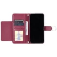 thumbnail image 3 of Funda tipo billetera GANGXUN para Xiaomi Redmi 12 4G/5G – Tapa abatible con correa para mujer, 3 of 5