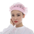 thumbnail image 5 of AYYUFE Unisex Breathable Adjustable Mesh Cap Factory Worker Kitchen Cooking Chef Hat, 5 of 7
