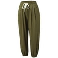 thumbnail image 3 of KaLI_store Women Pants,Women Baggy Cargo Pants High Waisted Wide Leg Loose Casual Pants Trousers Streetwear, 3 of 5
