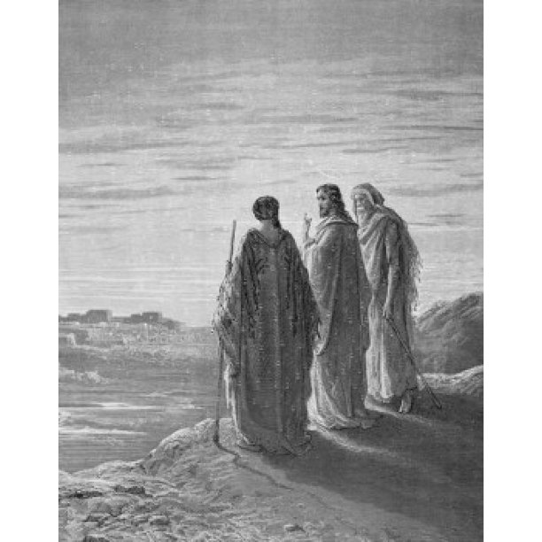 The Walk to Emmaus by Gustave Dore 18321883 Poster Print (24 x 36)