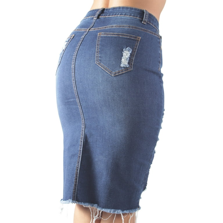 Fashion2Love Womens Junior Plus Size Juniors below Knee Length