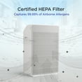 thumbnail image 2 of CUCKOO CAC-R1510FW 3-Stage Filtration H13 True HEPA Air Purifier for Mid-Sized (1,844 Sq. ft.) Rooms, Activated Carbon Filters, 99.97% Filtration, Auto+ Mode (White), 2 of 7