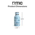 thumbnail image 4 of RTIC 12 oz Ceramic Lined Insulated Journey Water Bottle, Leak-Proof Lid, Blue Marlin, 4 of 7
