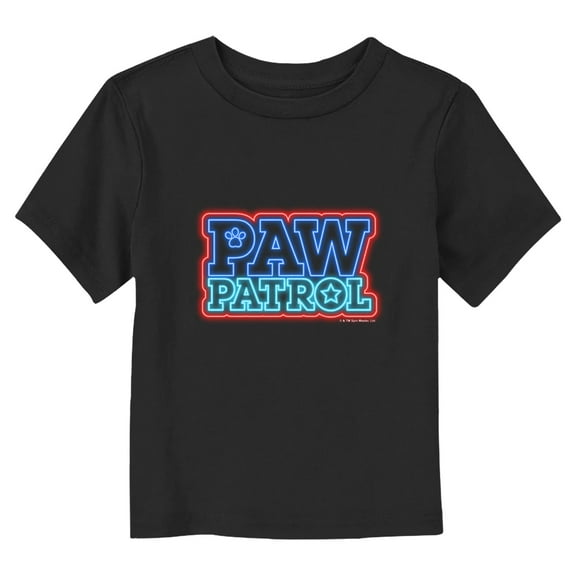 Toddler PAW Patrol Neon Logo T Shirt