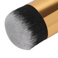 thumbnail image 3 of 1 pcs Foundation Makeup Brush Professional Cosmetic Liquid Blending Blush Liquid Powder Brush for Daily MakeupWhite Gold, 3 of 8