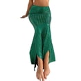 thumbnail image 2 of Diconna Jupe Longue Taille Haute Imprimé Écailles de Poisson pour Femme, 2 of 8