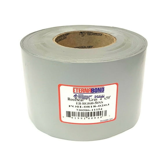 4" GRAY Eternabond Roof Leak Repair Tape Patch Seal (30 Feet)