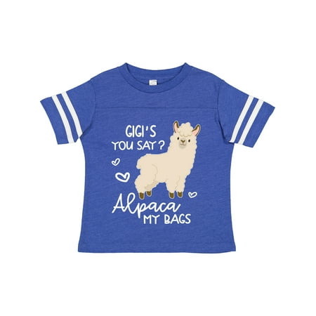 

Inktastic Gigi s You Say Alpaca My Bags Gift Toddler Boy or Toddler Girl T-Shirt