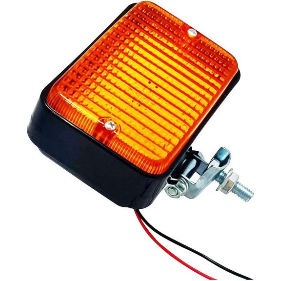 APSMOTIV LED Rear Front Fog Lamp Tail/Stop Lamp Light for Trucks Tractors Trailers Single Piece 24 Volts Amber Color