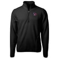 thumbnail image 2 of Men's Cutter & Buck Black Buffalo Bisons Big & Tall Cascade Eco Sherpa Fleece Quarter-Zip Pullover Jacket, 2 of 3