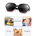 thumbnail image 6 of TINHAO Oversized Sunglasses Fit Over Glasses for Women, Polarized Square Fitover Sun Shades UV400 Protection, 6 of 6
