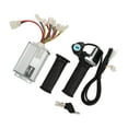 thumbnail image 3 of Throttle Grip with Lock, Heat Sinking Motor Brush Speed Controller Aluminium Alloy Shell  for Pocket Bikes for Mini Bike Replacement for EVO Electric Tricycle, 3 of 8