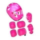 thumbnail image 4 of 7x/Set casco de bicicleta para niños con rodillera, codera, muñequera, a prueba de golpes, monopatín para adolescentes Rosa, 4 of 8