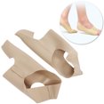 thumbnail image 4 of Par de calcetines correctores de juanete para pedicura, aparatos ortopédicos Hallux Valgus, separador de dedos de los pies, herramienta para el cuidado de los pies, Color de piel, 4 of 8