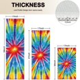 thumbnail image 4 of Colorful Rainbow Tie Dye Spiral Pattern Kitchen Rugs Sets Of 3,Kitchen Runner Rugs Non Skid Washable,Decorative Kitchen Floor Mats for Kitchen,Sink,Laundry,17"x30"+ 17"x47" + 17"x59", 4 of 6