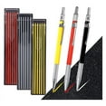 thumbnail image 1 of 3Pcs Mechanical Carpenter Pencils Set with Built-In Sharpener for Steel,Pipe Fitter Welder,Construction Woodworker A, 1 of 7