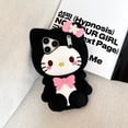 thumbnail image 6 of 3D Stereo Sitting KT Cat Silicone Phone Case for iPhone 17 16 15 14 13 12 Pro Max , Cute Cartoon Bow Flower Shockproof Soft Protective Cover, Kawaii Girly Anti-Drop Phone Shell for Girls Women, 6 of 6