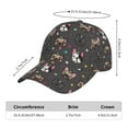 thumbnail image 2 of Balery French Bulldogs Gorra de béisbol de tamaño ajustable para correr, entrenar y actividades al aire libre. Gorra de papá para todas las estaciones., 2 of 6