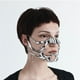 thumbnail image 4 of Máscara mecánica punk para mujer, accesorios de cara de metal irregular, máscara de fiesta de Halloween para mujeres y hombres, 4 of 5