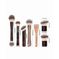 thumbnail image 2 of Set 7 Brochas Maquillaje Profesional Alto Nivel Color Marrón, 2 of 4
