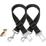 Dog Seat Belt Tether 2 Packs Black Nylon Adjustable Pet Dog Cat Car Seat Belt Safety Leads Vehicle Seatbelt Harness Walmart Canada