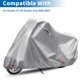 thumbnail image 2 of Cubierta de motocicleta a prueba de agua 210D-PU gris para Honda CT125 Hunter Cub 2020-2023, 2 of 7