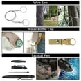thumbnail image 4 of Survival kit, 13-in-1 emergency gear for camping and hiking. Tools for outdoor adventures, also a cool birthday gift., 4 of 17