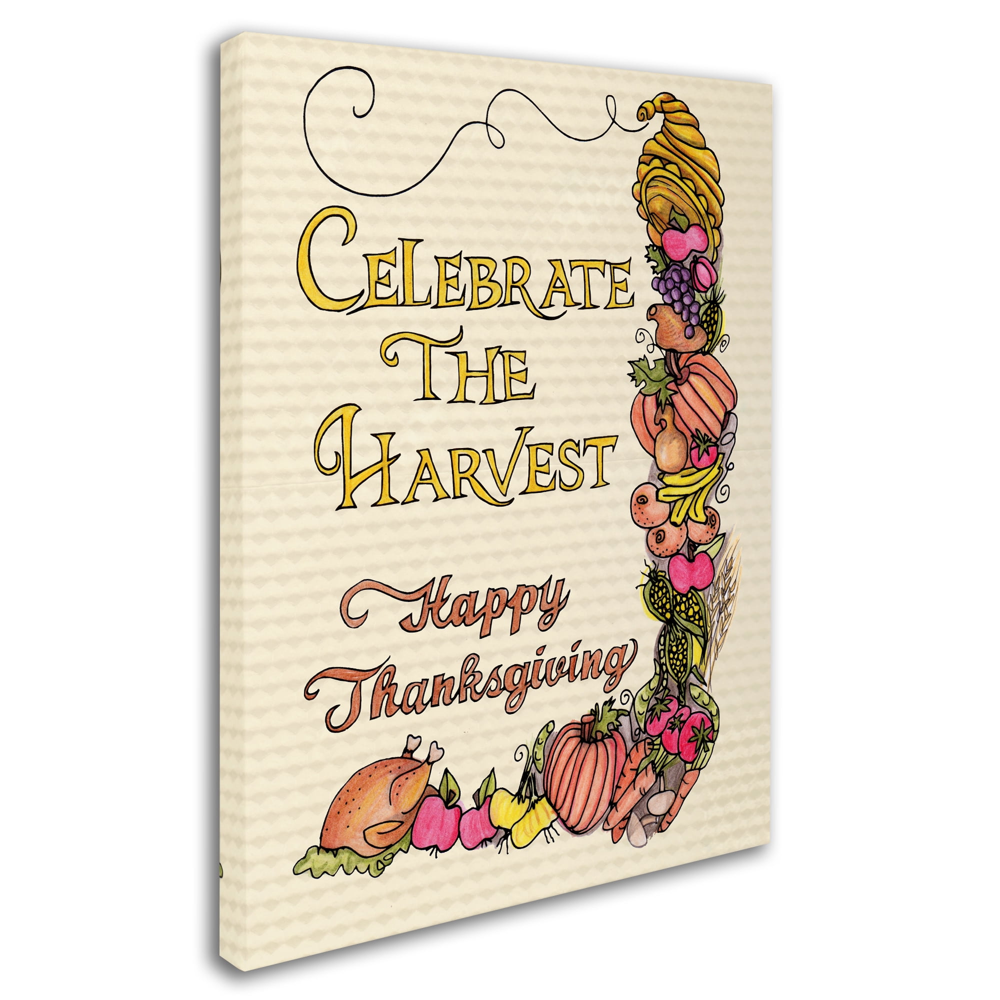 Trademark Fine Art 'Fall Harvest' Canvas Art by Cyndi Lou