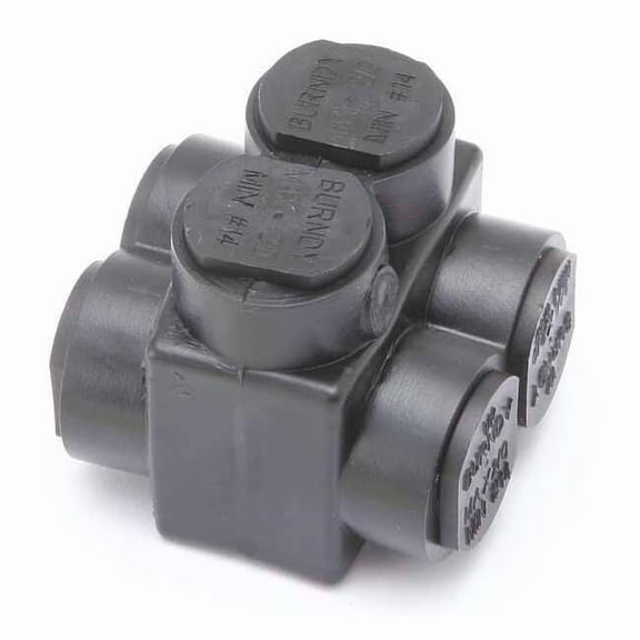 Burndy Insulated Multitap Connector,1.56 In. L 1PLD2/02