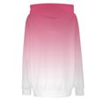 thumbnail image 4 of WEAIXIMIUNG Sweat-Shirt Graphique pour Femmes avec Capuche, Dégradé Imprimé Décontracté de Noël, Col Rond Ample, Manches Longues, 4 of 4