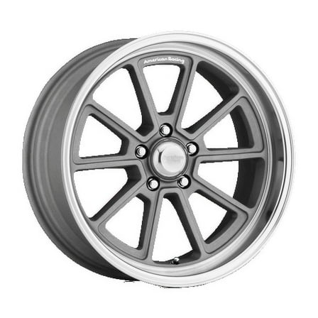 American Racing Vintage Aluminum Rim VN510 DRAFT 20X8.5in Vintage Silver Diamond Cut Lip Finish, VN51028550406