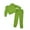 Green, variant on YYDGH Toddler Kids Girls Fleece Tracksuits Set Solid Color Long Sleeve Crewneck Pullover Sweatshirts Elastic Waist Pants and Tops Set(Green,1-2 Years)