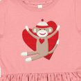 thumbnail image 4 of Inktastic Hug Sock Monkey Girls Toddler Dress, 4 of 5