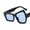 Blue, variant on Unique Asymmetric Lens Sunglasses, Polarized Odd Shape Sun Glasses, Light Blocking UV Protection Eyewear for Men Women, Blue, One Size