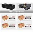 thumbnail image 4 of GVN Outdoor Furniture Sets, Outdoor Conversation Set,8 Pieces Patio Rattan Storage Table Furniture Set-Gray, 4 of 9