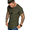 Army Green, variant on COOFANDY Mens Hip Hop Muscle Tee Baseball Sleeve Workout T-Shirts