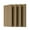 White Oak, variant on 4PC Acoustic Panels, Decorative Wall Panels, Wood Slat Sound Absorbing Panel Set with 3D Fluted Design & Fully Wrapped Wood Finish, 45.27"x23.62" Wall and Ceiling Treatment,Walnut,2PCS