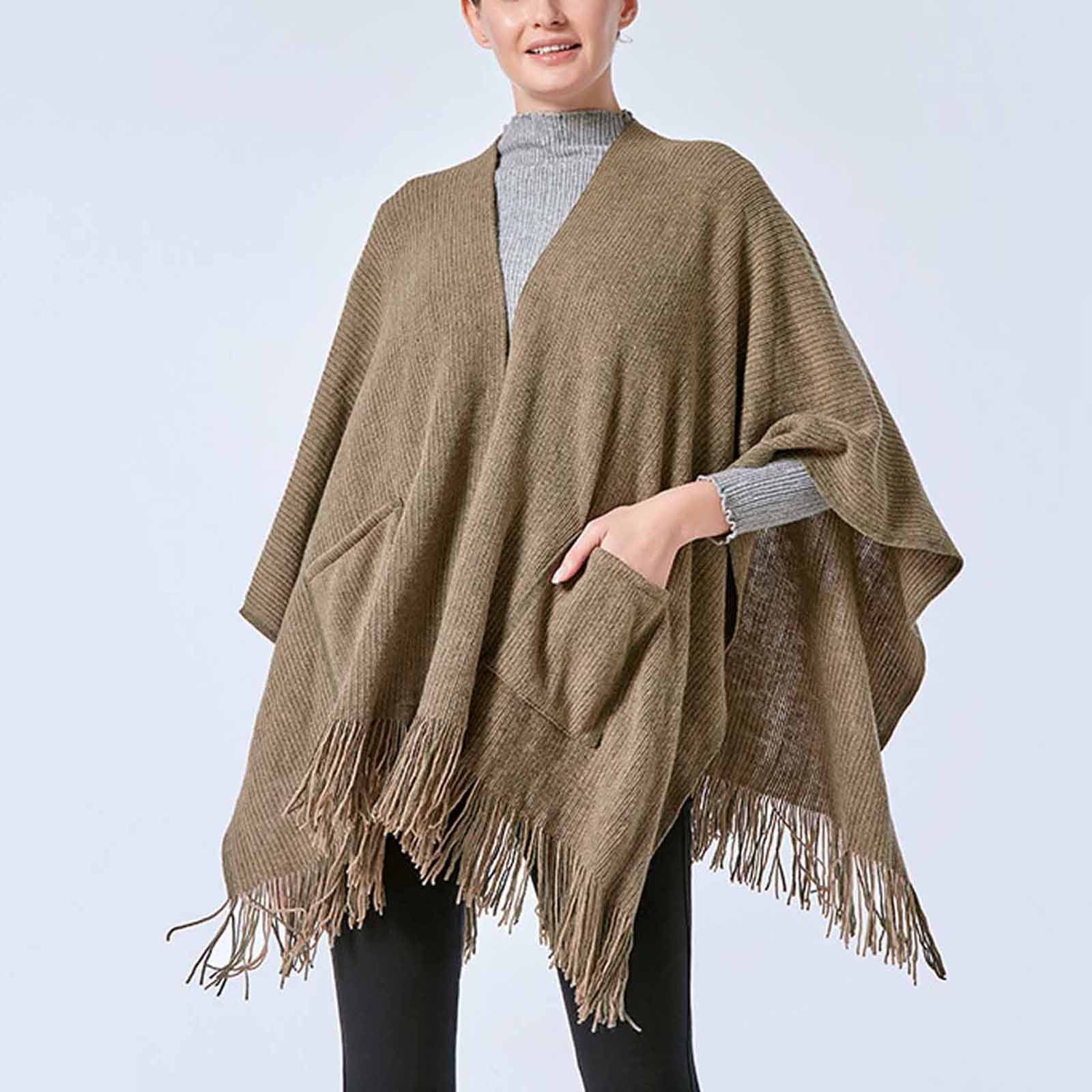 Hfyihgf Women's Scarf Pashmina Shawls and Wraps for Evening Dress  Bridesmaid Wedding Bridal Winter Warm Long Large Scarves Sweater  Coat(Khaki,One Size) - Walmart.com