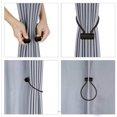 thumbnail image 3 of Magnetic Curtain Tiebacks 4Pack, 16 inch Curtain Tiebacks Hooks Black Enhance Magnetic Attraction No Drill Hole & Hooks Window Decorative, 3 of 5