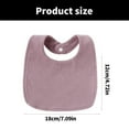 thumbnail image 3 of 4pcs Newborns Drooling Bib Breathable Burp Cloth for 0-24 Months Baby Comfortable Saliva Towel for Toddler, 3 of 5