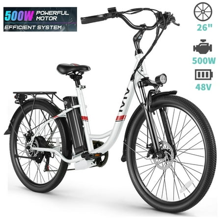  500W Electric Bike Hybrid Cruiser Electric Bicycle