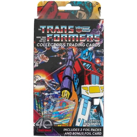 Transformers Collectible Trading Cards: 40th Anniversary Hanger Box