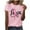 Pink, variant on Njagoc3 Womens Soft Cotton Breast Cancer Awareness Shirt with Hope Bloom Design Pink Ribbon Crewneck Tee