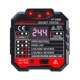 thumbnail image 1 of Probador de enchufes, salida eléctrica Digital, HT-106B, comprobador de fallos de red con pantalla LCD, probadores de circuitos eléctricos de enchufe estadounidense JM, 1 of 7