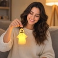 thumbnail image 7 of Tryvkinvive Halloween Decoration LED Hanging Ghost Lamp,Funny Ghost Light,Spooky Atmosphere Decor for Home Decor Supplies Outdoor,Indoor,Yard & Holiday Party Supplies, 7 of 7