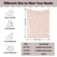 thumbnail image 6 of Flower Daisy Gifts Blanket, Christmas Gift Flower Throw Blanket for Toddler Women, Gifts Blanket for Birthday, Leightweight Soft Cozy Blanket Home Couch Living Room Decor All Season Pink(30"x40"), 6 of 7