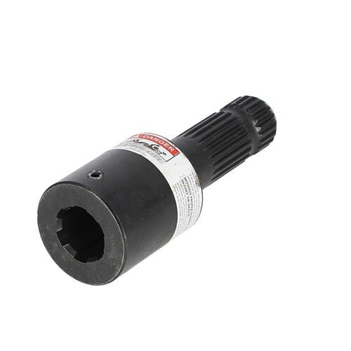 PTO Adapter, Set Screw, 13/8" 6 Spline Female, 13/8" 21 Spline Male